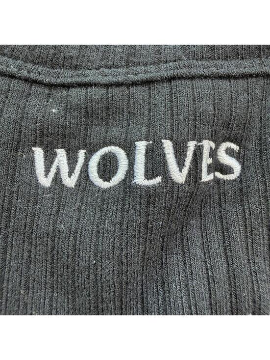 Darc Sport Wolves Ribbed Sports Bra Black XS 10 of 400 Gym Limited Edition Rare - Picture 6 of 7